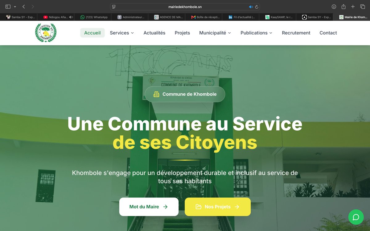 Site Mairie de Khombole