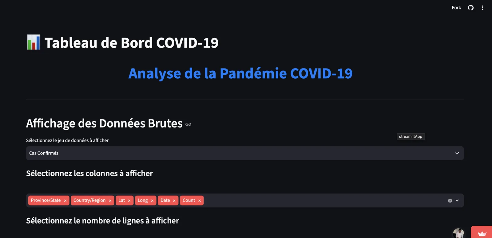 Dashboard COVID-19