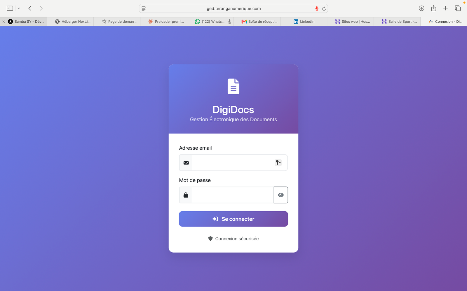 DigiDocs - Gestion Électronique des Documents