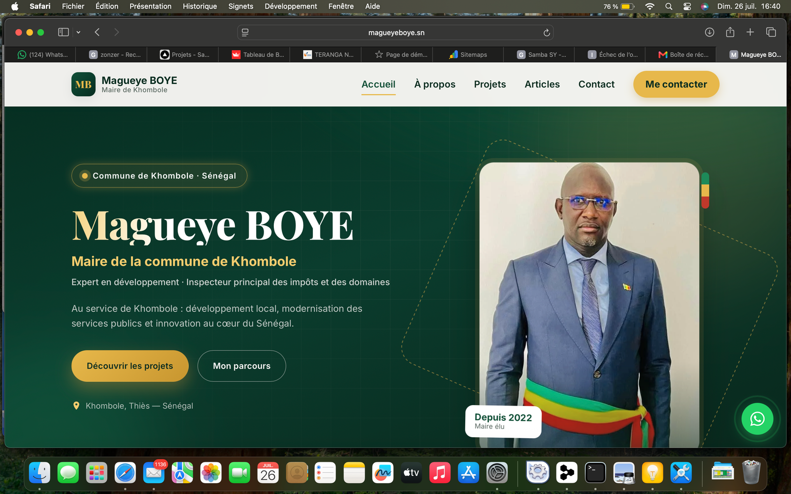 Portfolio Magueye BOYE