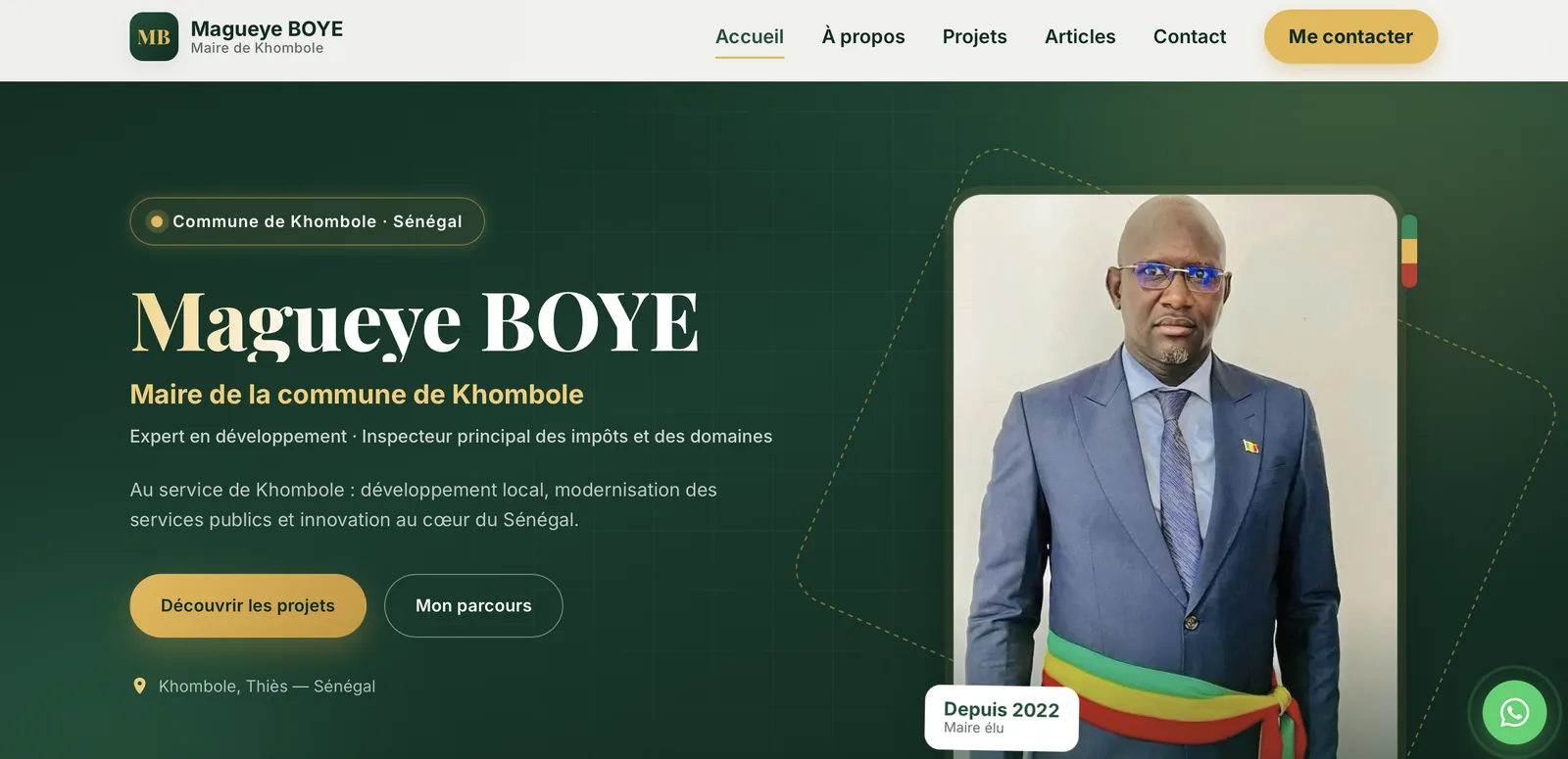 Portfolio Magueye BOYE