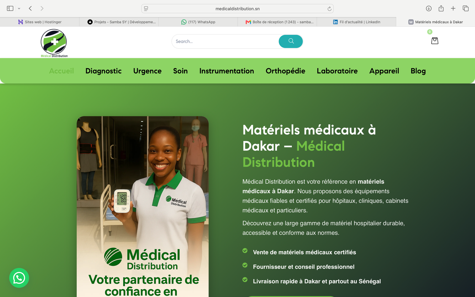 Médical Distribution - Matériels Médicaux à Dakar