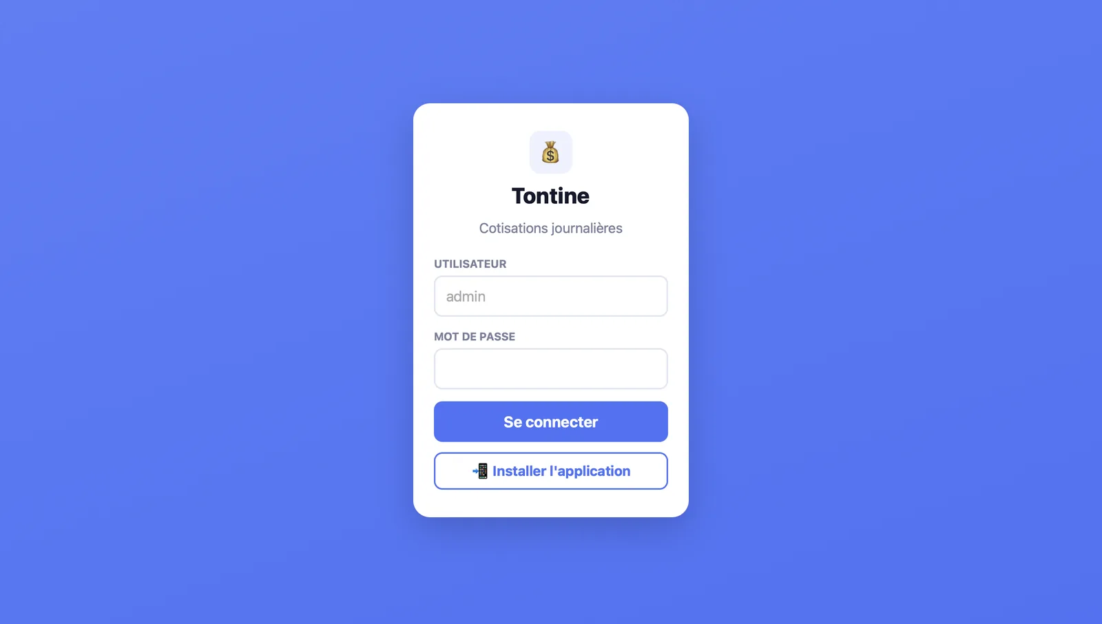 Natte - Gestion des Tontines