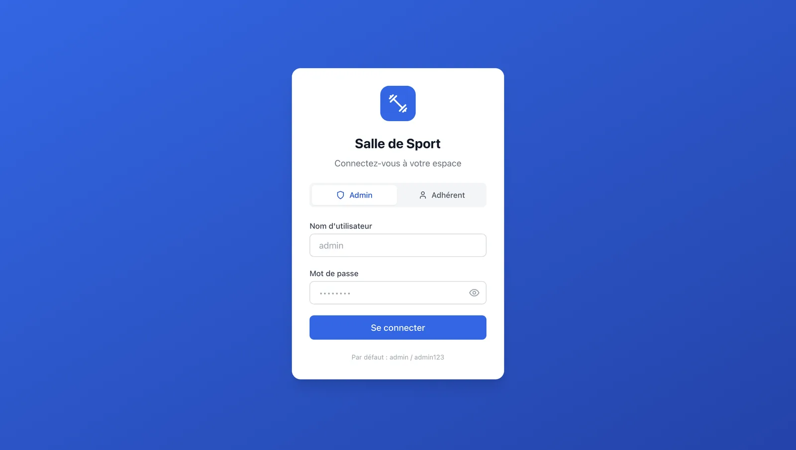 Salle de Sport - Gestion d'Abonnements