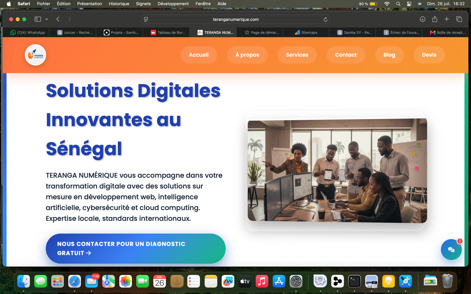 Site Teranga Numérique