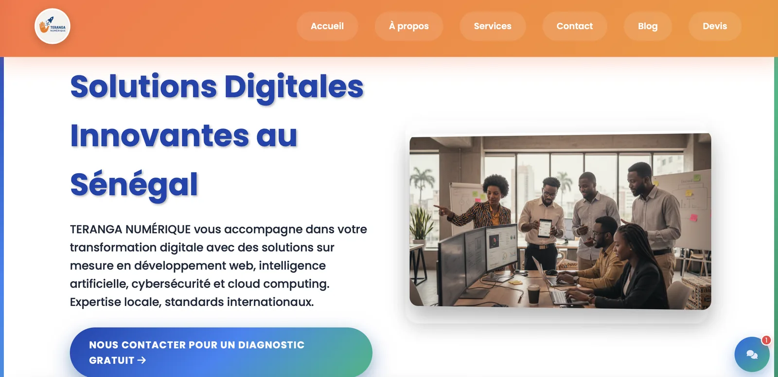 Site Teranga Numérique